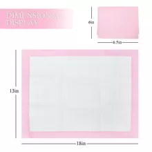 5pcs Disposable 13 X 18 Inch Ultra Absorbent Changing Pad Baby Shower Family Decorations Gifts
