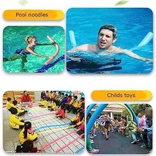 Floating Pool Noodle Foam Tube Kid Float Swim Rods Solid Kindergarten Gymnastics Sponge Stick - Red - View 2