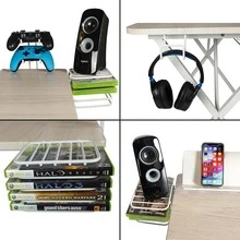 Atlantic Gaming Desk Pro - White - Multicolor - View 5