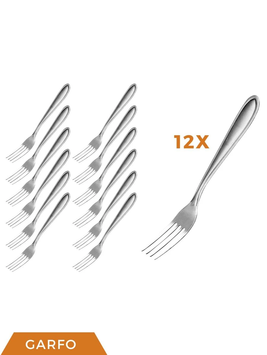 Fork - 銀色 - 查看 1