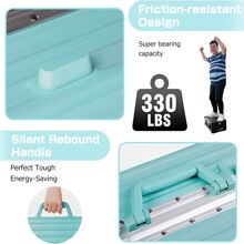 20in Mint Green Carry On Luggage Aluminium Frame Suitcase Hard Shell TSA Lock No Zipper - Mintgreen 24 inches - View 6