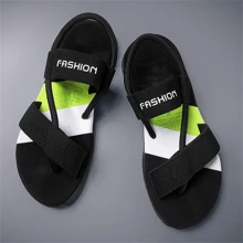 Fashionable Thong Sandals For Men, Letter Graphic Slingback Outdoor Sandals