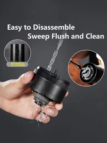 REUP 1pc ABS Wireless Electric Coffee Grinder Portable Multi-functional Grinder - Black - View 6