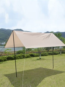 Sombrilla Pabellón impermeable tienda paño , 1 Set - Caqui - Ver 1