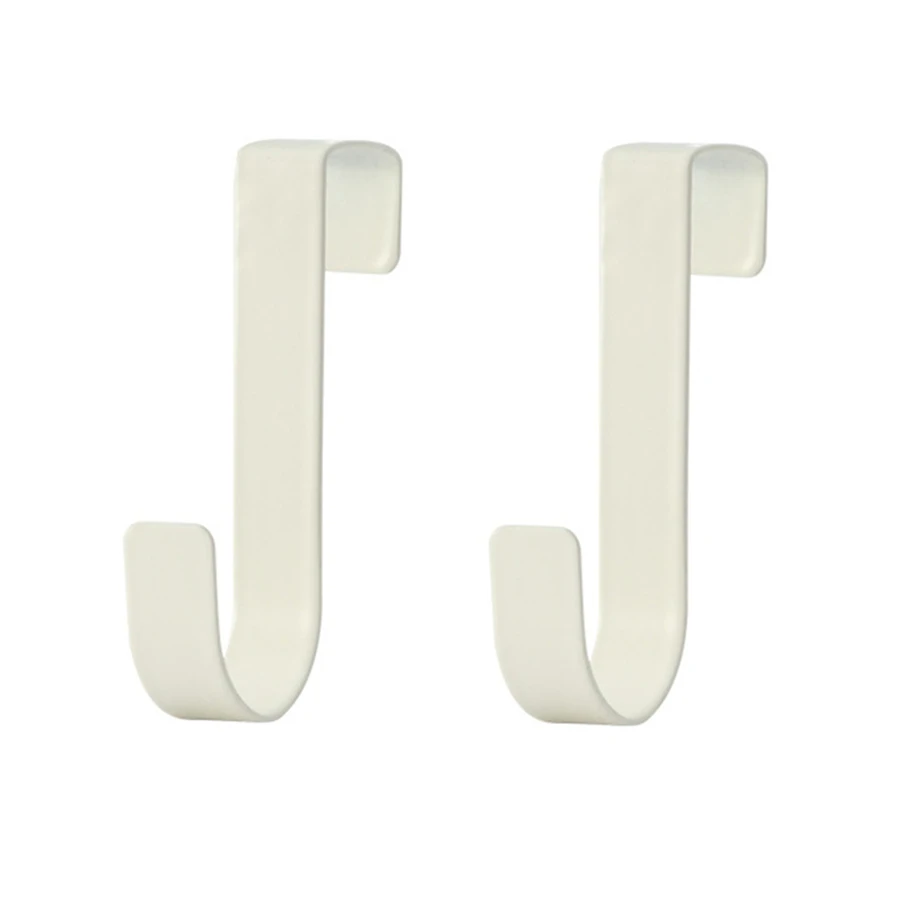 MUZIHOK 2 Stück weiße Küchenschranktür Rückhaken ohne Bohren, Badezimmertür Rückhaken, multifunktionale Ablage Haken, Schubladen Kleiderbügel Dekorationen, Festdekor, Raumdekoration, Heimdekoration, Schlafzimmerdekoration, Organizer, Heimspeicherung, Weiß T-Shirt Damen, Schwarze Hosen Damen, Winter Damenkleidung, Kleid, Winterkleidung für Damen, Elegante Damenkleider, Weiße Bluse für Damen, Langarm, Weißer Jumpsuit für Damen, Frühjahrskleider für Damen, Frühlingsoutfits für Damen, Frühling, Frühlingskleidung, Minimalistisch, Sommerobertteile - Weiss - Übersicht 1