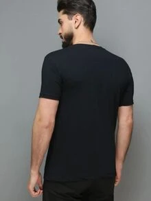 Men T-Shirts - Black - View 2
