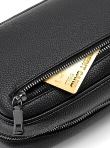 Portable Washing Toiletry Bag Men's Handbag For Sports Small Black Clutch Bag With Zipper And Litchi Pattern Wash Bag Toiletry Bag Outdoor Work And School Essentials Present Valentines Gifts Black Bag Winter Back To School Valentine Gifts For Men Vintage The Sporty Life Men Wallet Vacation Gift Bag Bag Pack Handbags Spring Vintage Bags Mini Bag Small Bag Business Pillow Bag Men Men's Gifts Father Day Gift Holiday Essentials Bags For Holiday Pouch Wristlet Wallet Travel Essential Purse Organizer Christmas Gifts