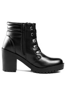 Women Fashion Boots - 黑色 - 查看 5