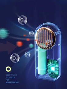 1 pieza Desodorante de refrigerador verde - Verde - Ver 8