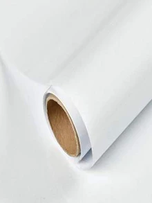 1卷素色防油廚房貼紙 - 白色 - 查看 3