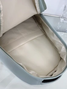 輕便,便攜時尚素色簡單休閒運動後背包 - 綠色 - 查看 8