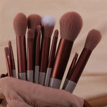 Bộ 13 cọ trang điểm Dụng cụ trang điểm Cọ phấn mắt Cọ nền Cọ môi, Bộ cọ, Bộ cọ trang điểm, Bộ cọ trang điểm, Bộ trang điểm hoàn chỉnh, Bộ cọ trang điểm, Bộ trang điểm hoàn chỉnh, Bộ cọ, Bộ cọ trang điểm, Bộ quà tặng trang điểm, Bộ - Cà phê nâu - Xem 2