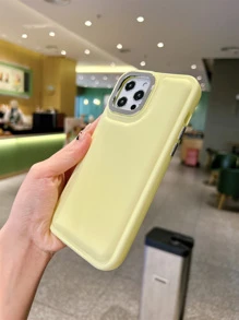 Vỏ điện thoại màu trơn - Màu vàng - Xem 3