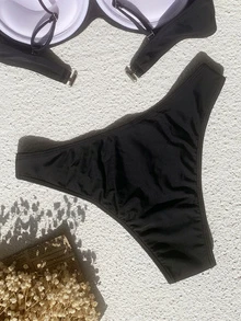 Mujer Conjuntos de biquini - Negro - Ver 3