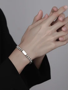 Couple gift  bracelet - Silver - View 1