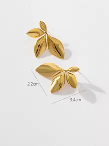 2023 Fashionable Minimalist Stainless Steel Personality Flower Stud Earrings For Women Valentines,Mom,Mother,Mother's Day,Gift