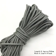 9meters 2mm Cord Rope Nylon Thread Cord String Strap Necklace Rope For Jewelry Making For Parachute Cord Bracelet - Grey - View 2