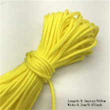 9meters 2mm Cord Rope Nylon Thread Cord String Strap Necklace Rope For Jewelry Making For Parachute Cord Bracelet - Yellow - View 2