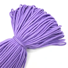 9meters 2mm Cord Rope Nylon Thread Cord String Strap Necklace Rope For Jewelry Making For Parachute Cord Bracelet - Mauve Purple - View 1