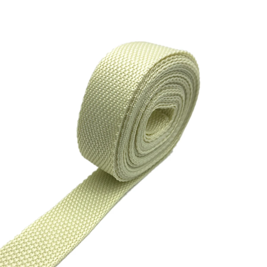 25mm30MM38mmPP織帶帆布滌綸緞帶適用於背包捆紮包工藝DIY腰包狗狗配件 - 米色 - 查看 1