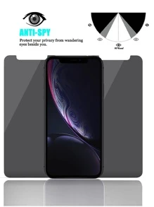 1入組防窺螢幕保護貼膜，相容於 iPhone15/15Plus/15Pro/15Promax - 無色 - 查看 2