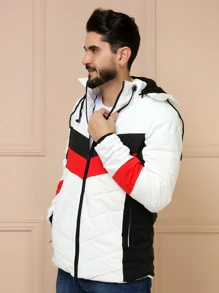 Men Winter Coats - 白色 - 查看 1