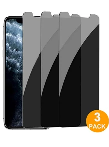 3pcs Privacy Screen Protector Compatible With iPhone15/15Plus/15Pro/15Promax - Black - View 6