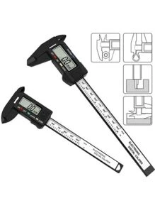 Paquímetro Universal Digital Em Plastico 150MM - Multicolorido - Visão 3