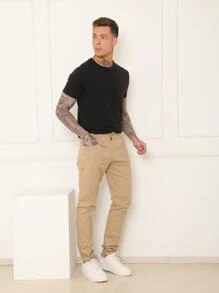 Men Pants - Màu be - Xem 7