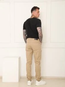 Men Pants - Màu be - Xem 8