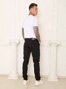 Men Pants - Black - View 5