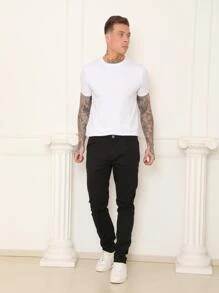 Men Pants - Black - View 4