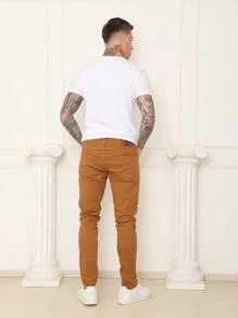 Men Pants - Camel - View 7