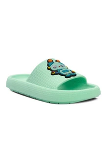 Pópidí Kids Slippers - 綠色 - 查看 1