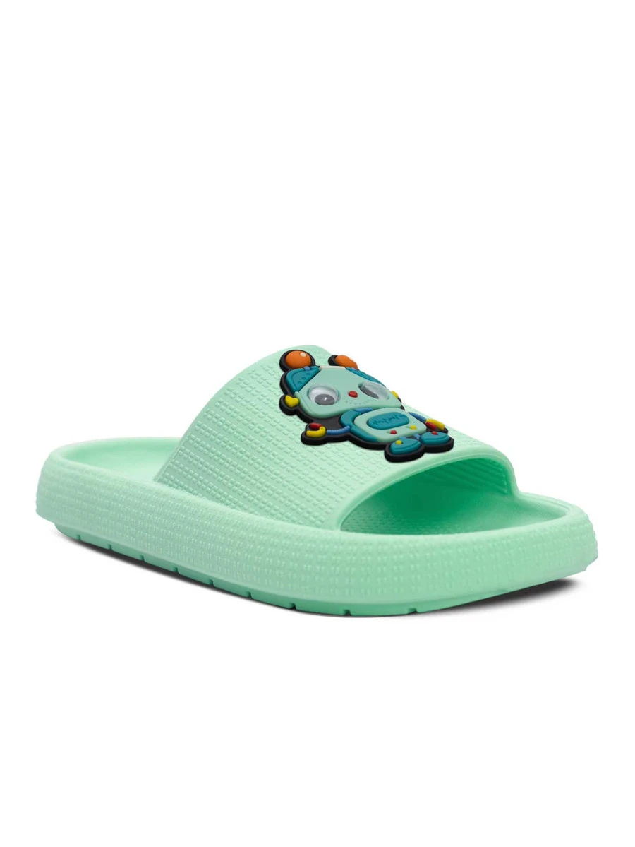 Pópidí Kids Slippers - 綠色 - 查看 1