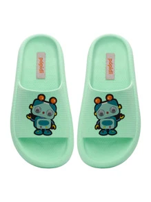 Pópidí Kids Slippers - 綠色 - 查看 2