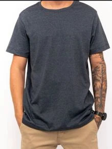 Men Denim Shirts - Dark Grey - View 1