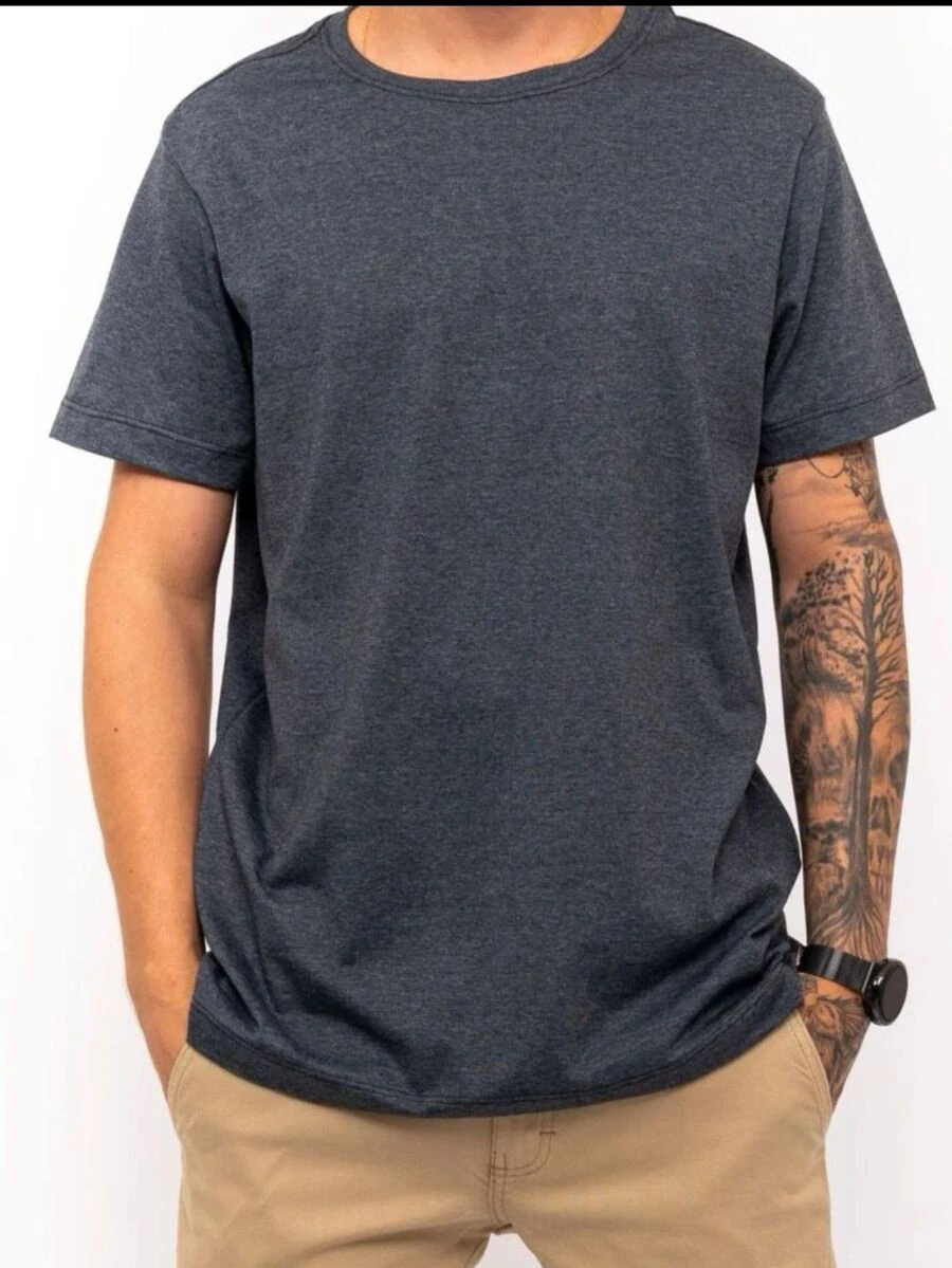 Men Denim Shirts - Dark Grey - View 1