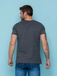 Men T-Shirts - Dark Grey - View 2