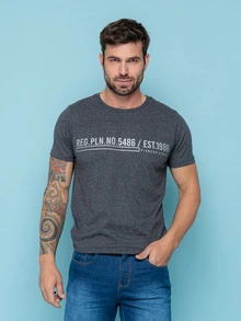 Men T-Shirts - Dark Grey - View 4