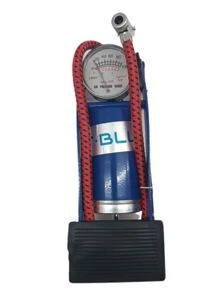 Bomba De Ar Pedal Medidor Alta Pressão Para Pneu Balão Bola Bicicleta Bike Carro Moto Piscina Boia Colchão Inflável LE-1955 - Multicolorido - Visão 3