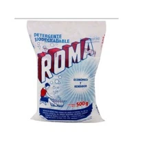 Caja de 500g de jabón en polvo Roma con 20 bolsas de detergente - Blanco - Ver 2