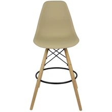 LIANTO CASA E DECOR Kit 2 Eames Wood Lianto Decor Eiffel Stools Fixed Wood Base - Xem 3