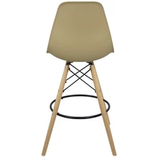 LIANTO CASA E DECOR Kit 2 Eames Wood Lianto Decor Eiffel Stools Fixed Wood Base - Xem 5