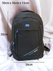 Men Fashion Backpacks - Màu xanh lam - Xem 5