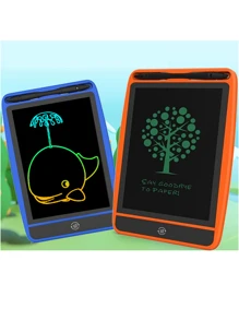 Pizarrón mágico pantalla LCD 8.5″ para niños con boton de borrado resistente colores surtidos - Multicolor - Ver 2