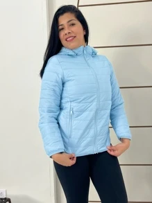 Women Jackets - 淺藍色 - 查看 4