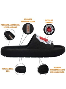 Pópidí Kids Slippers - màu đen - Xem 6