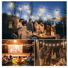 Extension Series Of Led Lights 24 Vintage Spotlights 15 Meters - Black - View 5