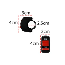 Auxiliary Motorcycle Switch Switch For Handlebar 1 Piece - Black - View 7
